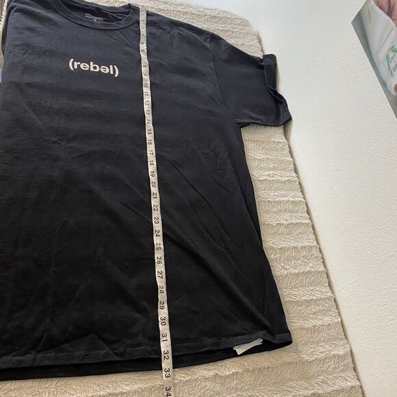 Champion Rebel Definition Black T-Shirt Tee Shirt 100% Cotton Mens 2XL - Picture 10 of 12